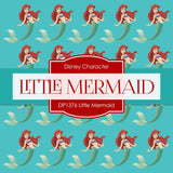 Little Mermaid Digital Paper DP1376 - Digital Paper Shop