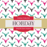 Glam Holidays Digital Paper DP3278A - Digital Paper Shop