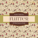 Dreamy Flutter Digital Paper DP7006B - Digital Paper Shop