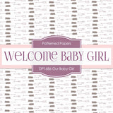 Our Baby Girl Digital Paper DP1686 - Digital Paper Shop