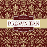 Brown Tan Digital Paper DP4155 - Digital Paper Shop