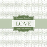Olive Wedding Digital Paper DP928 - Digital Paper Shop