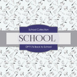 Back To School Digital Paper DP7176 - Digital Paper Shop