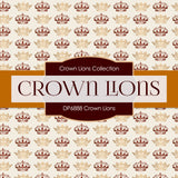 Crown Lions Digital Paper DP6888 - Digital Paper Shop