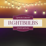 Lightbulbs Digital Paper DP6232A - Digital Paper Shop