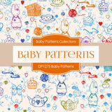 Baby Patterns Digital Paper DP1275 - Digital Paper Shop