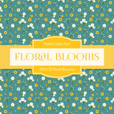 Floral Blooms Digital Paper DP6123A - Digital Paper Shop