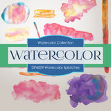 Watercolor Splotches Digital Paper DP6009 - Digital Paper Shop - 2