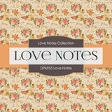 Love Notes Digital Paper DP6955 - Digital Paper Shop