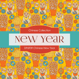 Chinese New Year Digital Paper DP6939 - Digital Paper Shop