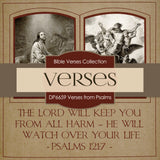 Verses From Psalms Digital Paper DP6659 - Digital Paper Shop