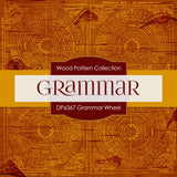 Grammar Wheel Digital Paper DP6367 - Digital Paper Shop