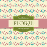 Flowers Digital Paper DP3234A - Digital Paper Shop