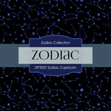 Zodiac Capricorn Digital Paper DP3357 - Digital Paper Shop
