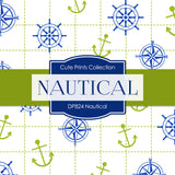 Green Nautical Digital Paper DP859 - Digital Paper Shop