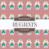 Rugrats Digital Paper 110K - Digital Paper Shop