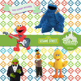 Sesame Street Digital Paper DP3034 - Digital Paper Shop