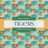 Tropical Tiger Digital Paper DP6854 - Digital Paper Shop