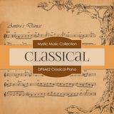 Classical Piano Digital Paper DP6462 - Digital Paper Shop