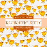 Romantic Kitty Digital Paper DP4507 - Digital Paper Shop