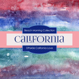 California Love Digital Paper DP6436 - Digital Paper Shop