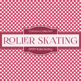 Roller Skating Digital Paper DP097 - Digital Paper Shop