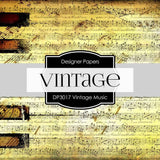 Vintage Music Digital Paper DP3017 - Digital Paper Shop
