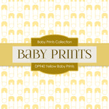 Yellow Baby Prints Digital Paper DP940 - Digital Paper Shop - 2