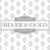 Silver and Gold Digital Paper DP216 - Digital Paper Shop