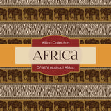 Abstract Africa Digital Paper DP6676 - Digital Paper Shop
