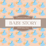 Baby Story Digital Paper DP099 - Digital Paper Shop