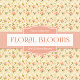 Floral Blooms Digital Paper DP6123A - Digital Paper Shop