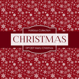 Merry Christmas Digital Paper DP1207 - Digital Paper Shop