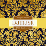 Gold Damask Digital Paper DP589 - Digital Paper Shop