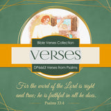 Verses From Psalms Digital Paper DP6663 - Digital Paper Shop