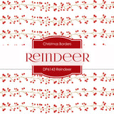 Reindeer Digital Paper DP6143 - Digital Paper Shop