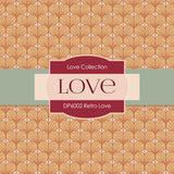 Retro Love Digital Paper DP6002 - Digital Paper Shop - 3