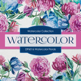 Watercolor Florals Digital Paper DP6016 - Digital Paper Shop - 3