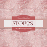 Soft Pink Stones Digital Paper DP7146 - Digital Paper Shop