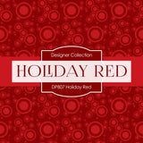 Holiday Red Digital Paper DP807 - Digital Paper Shop