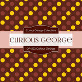 Curious George Digital Paper DP4522 - Digital Paper Shop