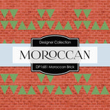 Moroccan Brick 2 Digital Paper DP1681 - Digital Paper Shop