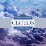 Skies Clouds Digital Paper DP646 - Digital Paper Shop