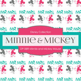 Minnie and Mickey Mouse Digital Paper DP1889 - Digital Paper Shop