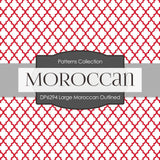 Large Moroccan Outlined Digital Paper DP6294A - Digital Paper Shop