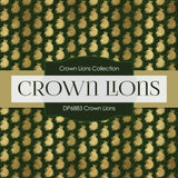 Crown Lions Digital Paper DP6883 - Digital Paper Shop
