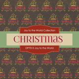 Joy to The World Digital Paper DP7015 - Digital Paper Shop