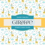 Childish Giraffe Digital Paper DP6823 - Digital Paper Shop