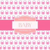 Baby Girl Digital Paper DP3795A - Digital Paper Shop