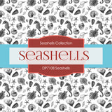Seashells Digital Paper DP7108 - Digital Paper Shop